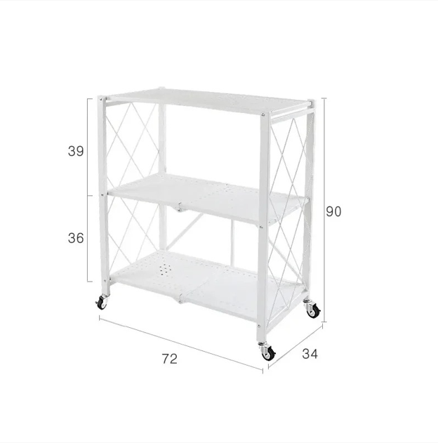 Foldable Metal Storage Rack (3 - 5 Layer)