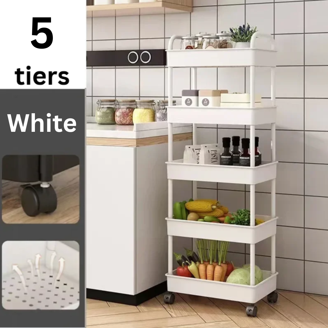 Multi-Tier Rolling Kitchen Cart